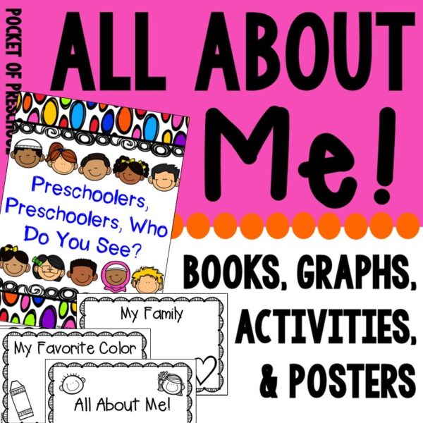 Do an all about me theme in your preschool, pre-k, and kindergarten classroom to create a great family connection.