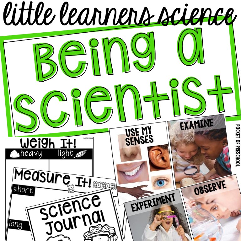Little Learners Science Unit for preschool, pre-k, and kindergarten students