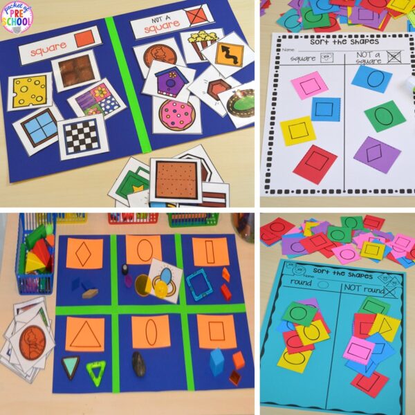 2D Shapes Unit for Preschool, Pre-K, and Kindergarten - Pocket of Preschool