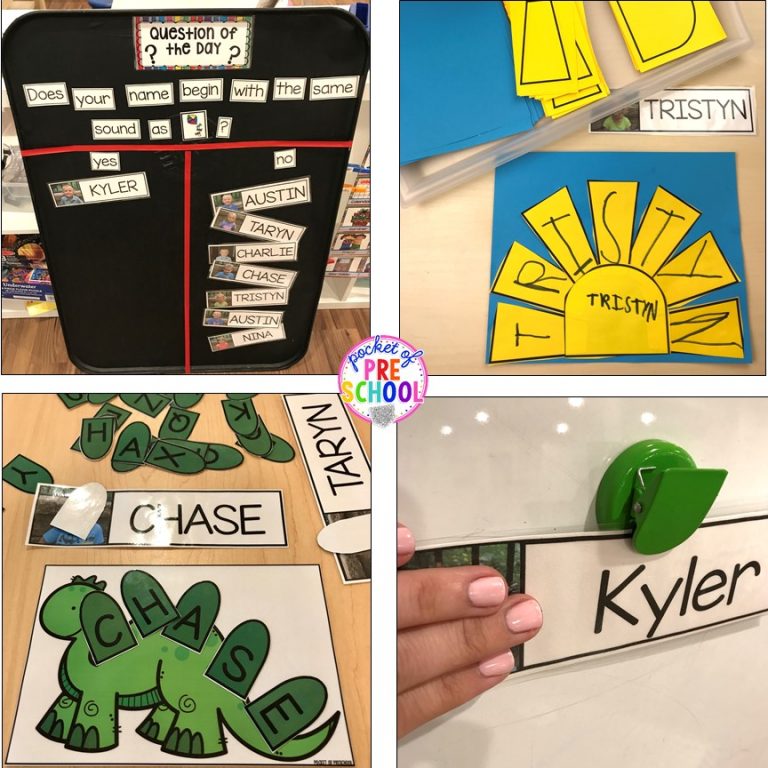 FREE EDITABLE Name Cards to Teach Little Learners their Name - Pocket