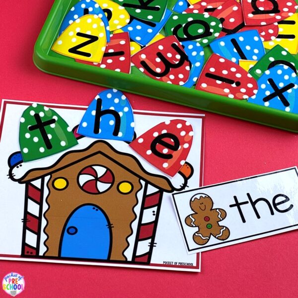 Celebrate the holidays with a gingerbread theme in your preschool, pre-k, and kindergarten class with this complete, printable pack