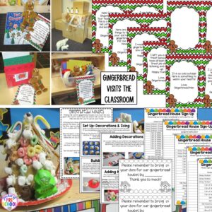 Celebrate the holidays with a gingerbread theme in your preschool, pre-k, and kindergarten class with this complete, printable pack