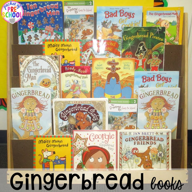 Fun gingerbread book comparison activities for your preschool, pre-k, tk, and kindergarten students