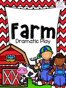 Set up a farm dramatic play in your preschool, pre-k, and kindergarten classroom