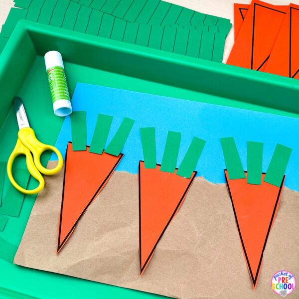 Have a farm theme in your preschool, pre-k, or kindergarten classroom while learning math and literacy skills.