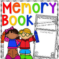 Create a memory book with your preschool, pre-k, and kindergarten students