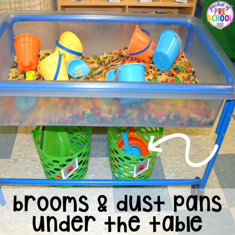 Sensory Table Fillers & Tools - Pocket of Preschool