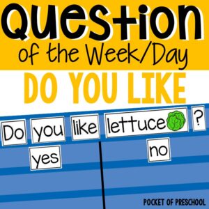 Ask do you like questions and forming an opinion with these question of the day cards designed for preschool, pre-k, and kindergarten.