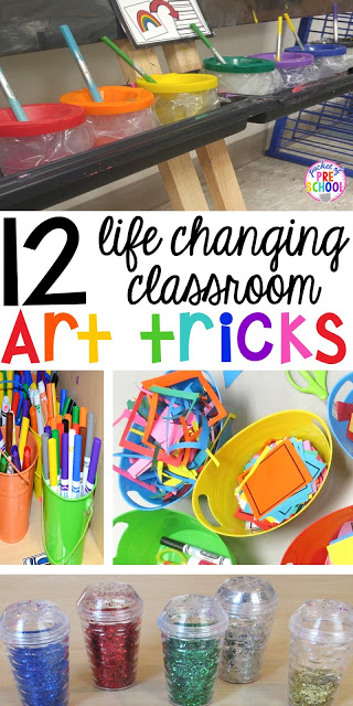 12 life changing classroom art tricks - create less mess and more art