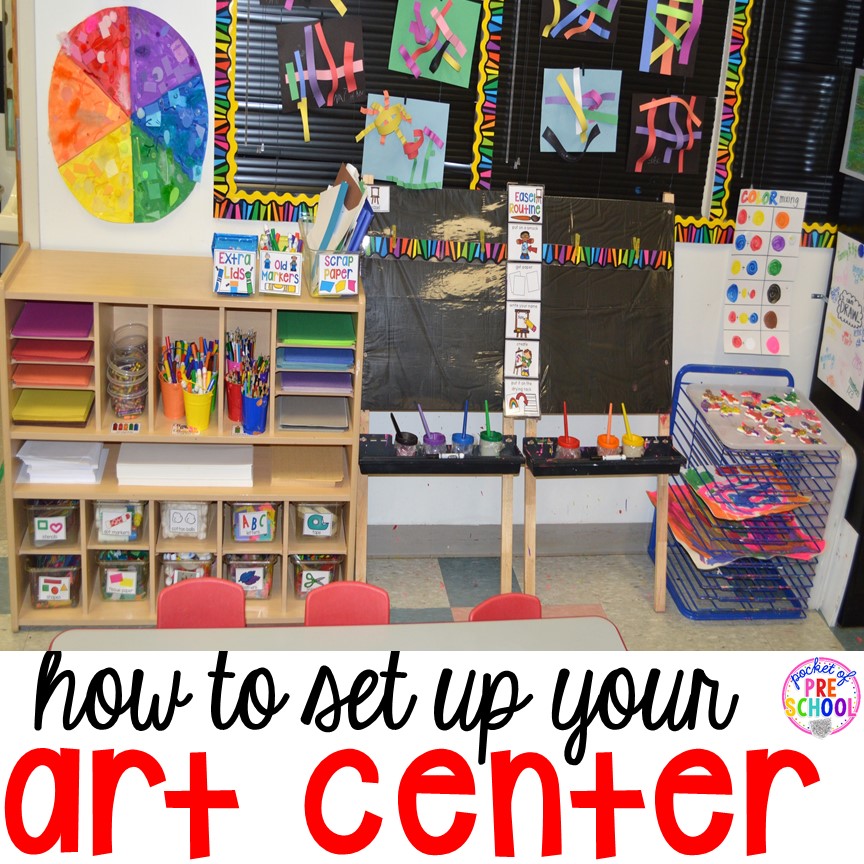 How To Set Up And Plan For Your Art Center In An Early Childhood Classroom Pocket Of Preschool - What Is The Best Color To Paint A Preschool Classroom