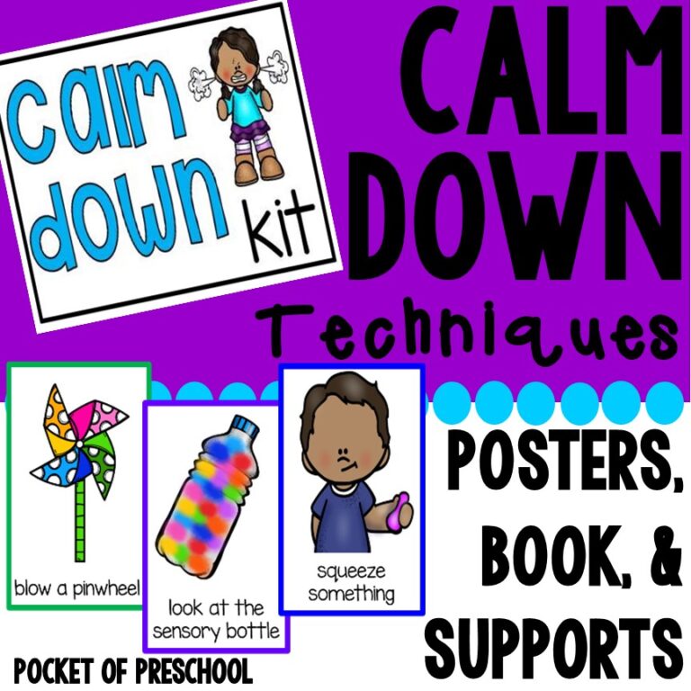 Calm Down Techniques - Calm Down Corner, Books, Posters, and Supports ...