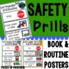 Safety Drills Books & Routine Posters (Earthquake, Tornado, & Intruder ...