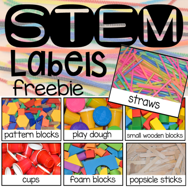 Free STEM labels to keep your classroom organized