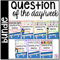 Question of the day to help your preschool, pre-k, or kindergarten students form opinions and more