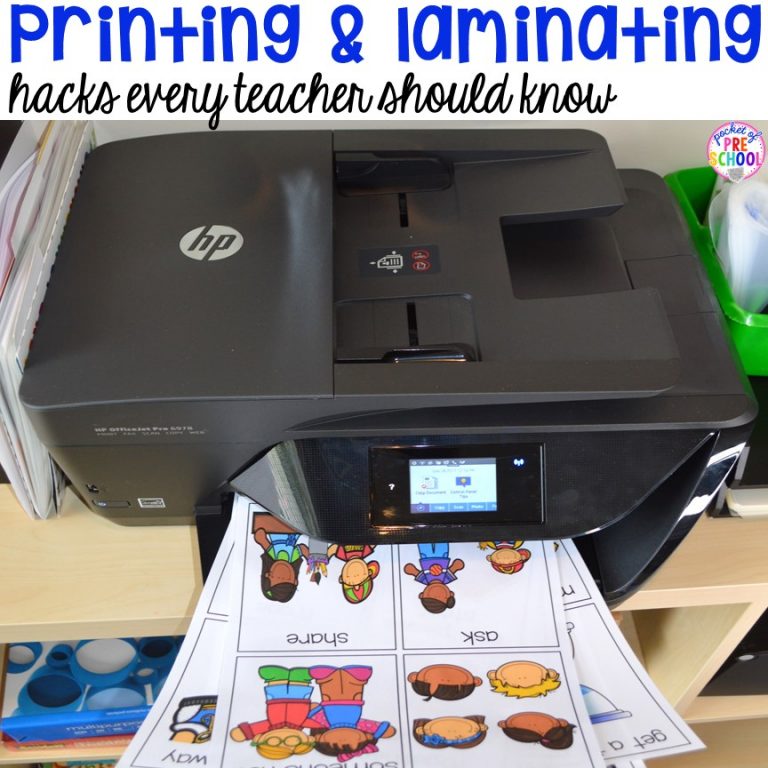 Printing and Laminating HACKS Every Teacher Needs to Know