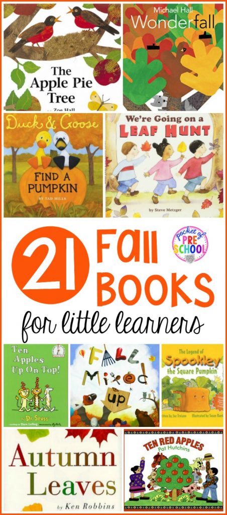 Fall Book List for Preschool and Kindergarten - Pocket of Preschool