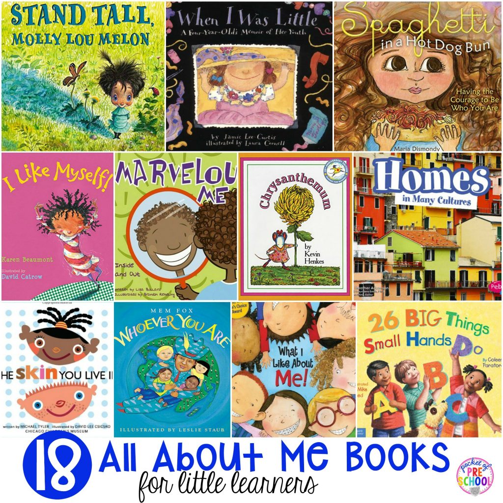 All About Me Books for Little Learners - Pocket of Preschool - Pocket ...