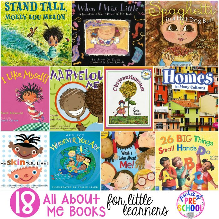 All About Me Books for Little Learners - Pocket of Preschool