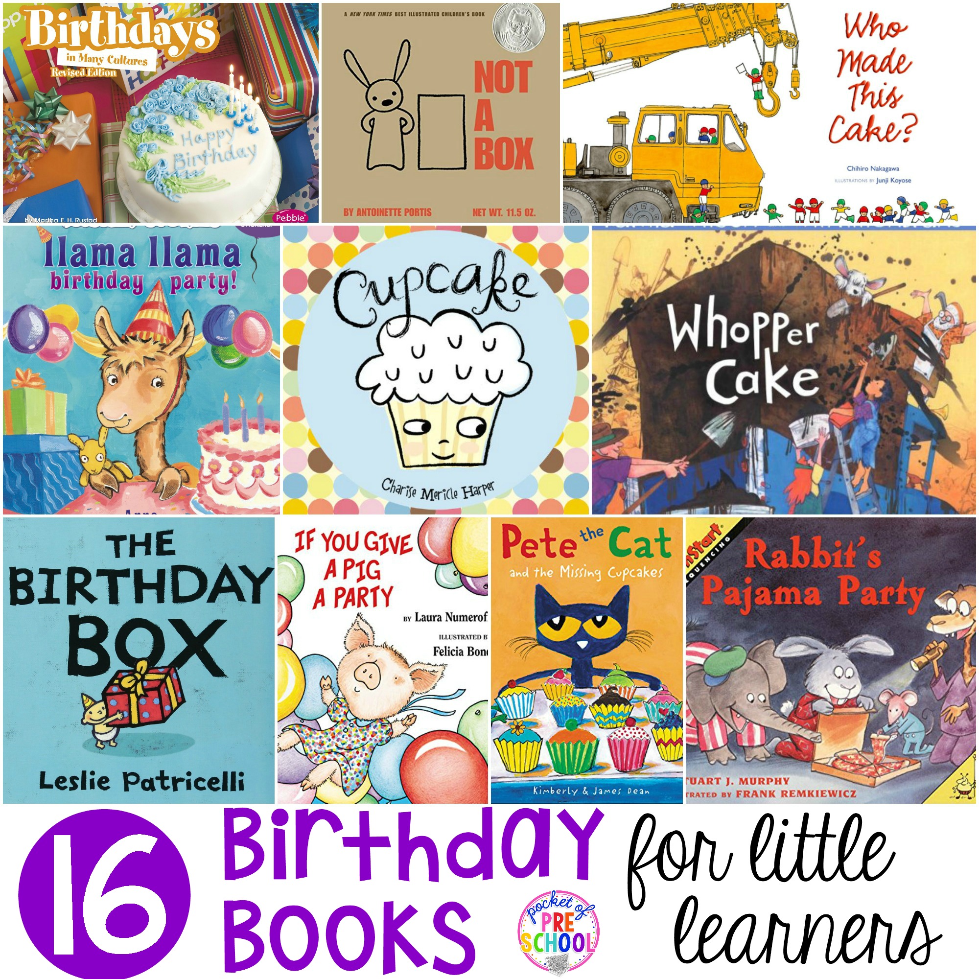 Birthday Books for Little Learners - Pocket of Preschool
