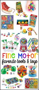 Fine motor tools, toys, and activities for little learners (preschool, pre-k, and kindergarten)! Make fine motor work FUN!