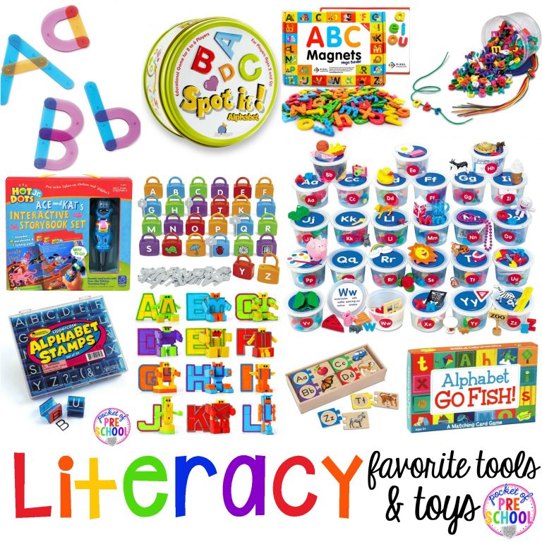 Favorite Literacy Tools & Toys for Preschool & Kindergarten