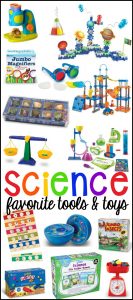 My favorite science tools and toys for preschool, pre-k, and kindergarten. Perfect for the classroom or at home.