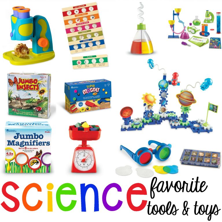 Favorite Science Tools & Toys for Preschool & Kindergarten