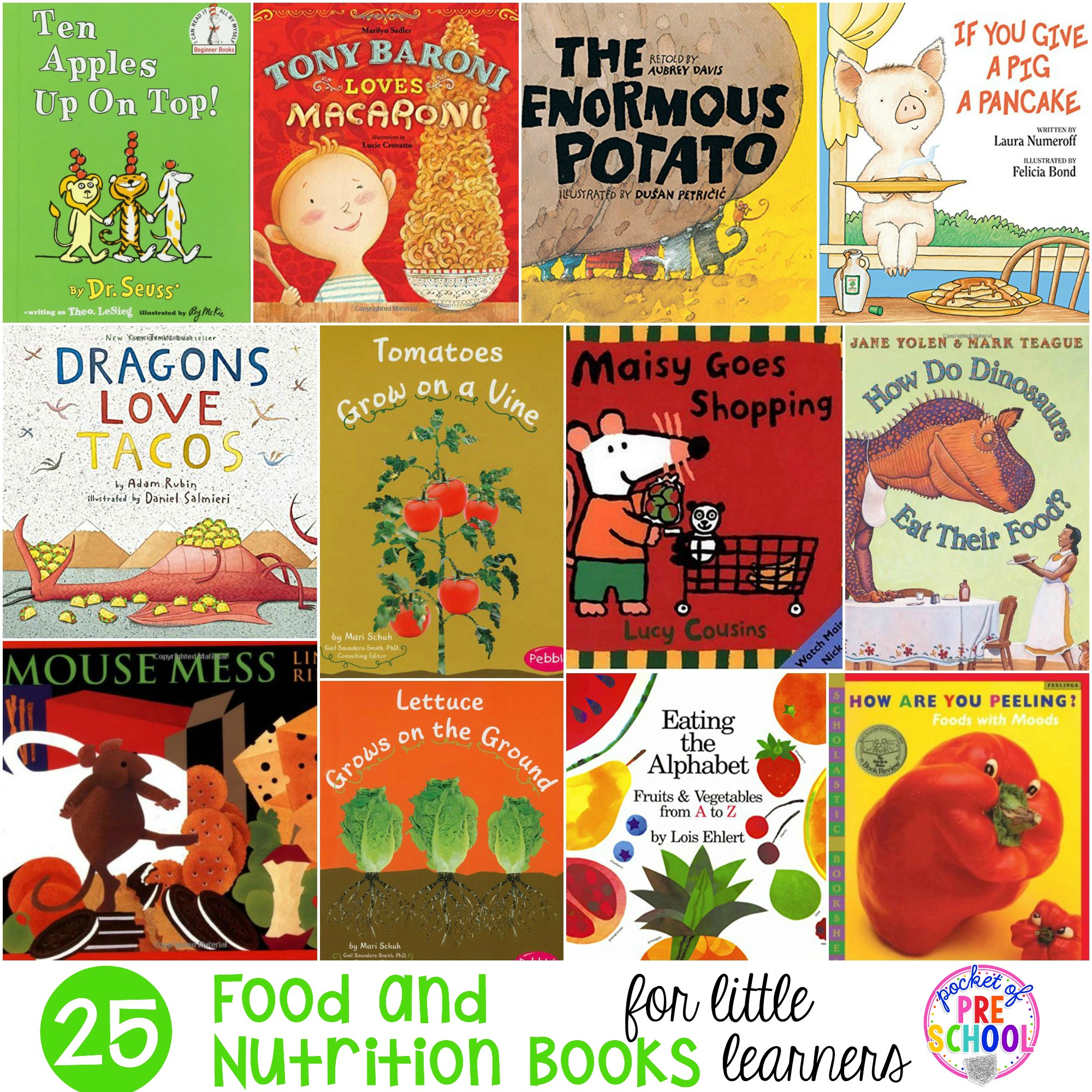 Food And Nutrition Books For Little Learners Pocket Of Preschool