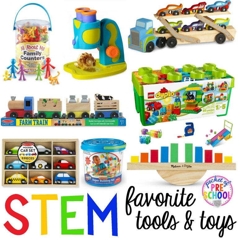 Favorite STEM Tools & Toys for Preschool & Kindergarten