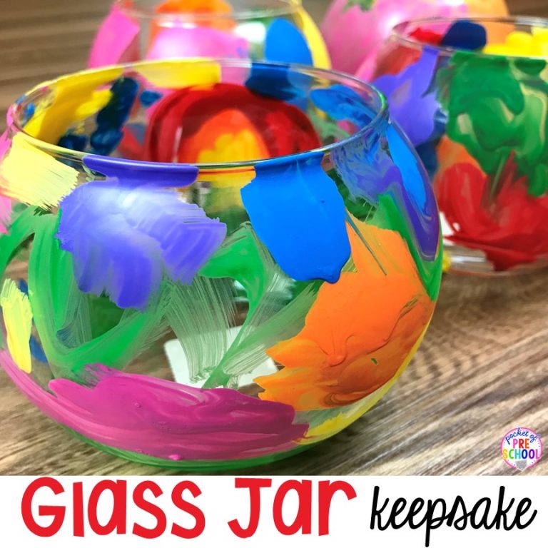 Glass Jar Keepsake Parent Gift – Made by Kids