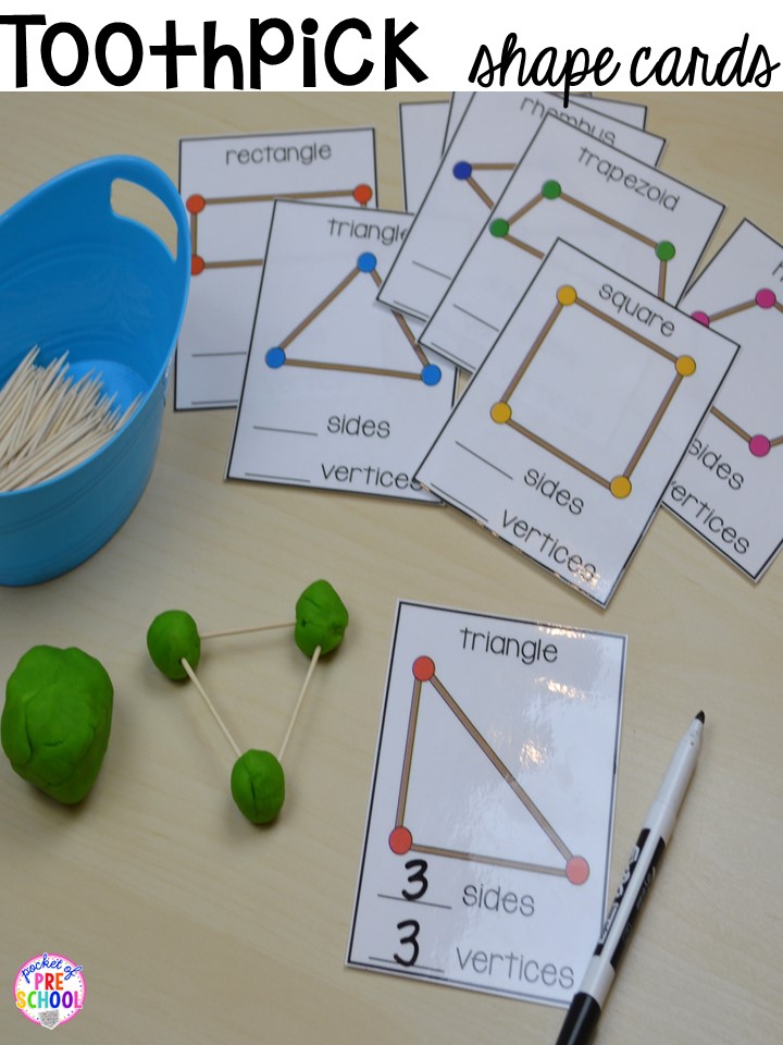 2D Shape Activities for Preschool, Pre-K, and Kindergarten ... vocabulary tape diagram 