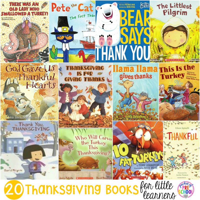 Thanksgiving Books For Little Learners Pocket Of Preschool