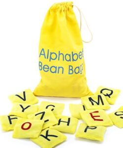 alphabet bean bags