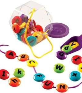alphabet learning beads