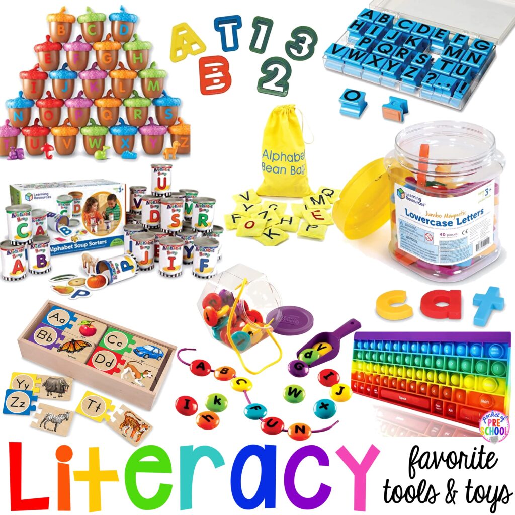 Favorite Literacy Tools & Toys for Preschool & Kindergarten - Pocket of ...