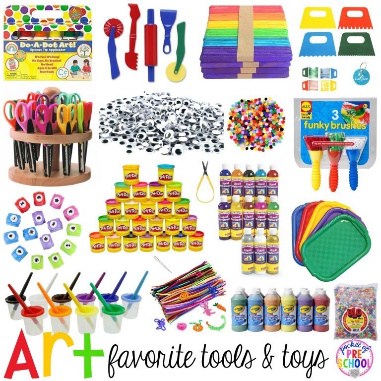 Favorite Art Tools and Toys for Preschool & Kindergarten
