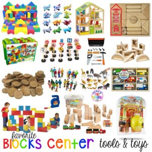 Favorite Blocks Center Tools and Toys for Preschool and Kindergarten - Pocket of Preschool