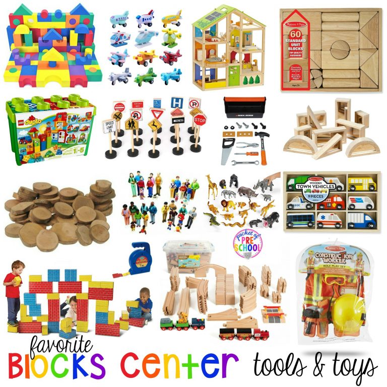 Favorite Blocks Center Tools and Toys for Preschool and Kindergarten