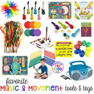 Favorite Music and Movement Tools and Toys for Preschool and Kindergarten - Pocket of Preschool