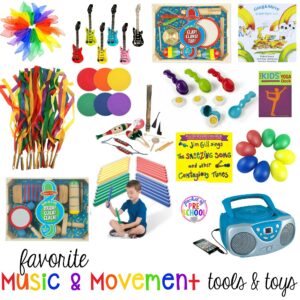 Favorite Music and Movement Tools and Toys for Preschool and Kindergarten - Pocket of Preschoo