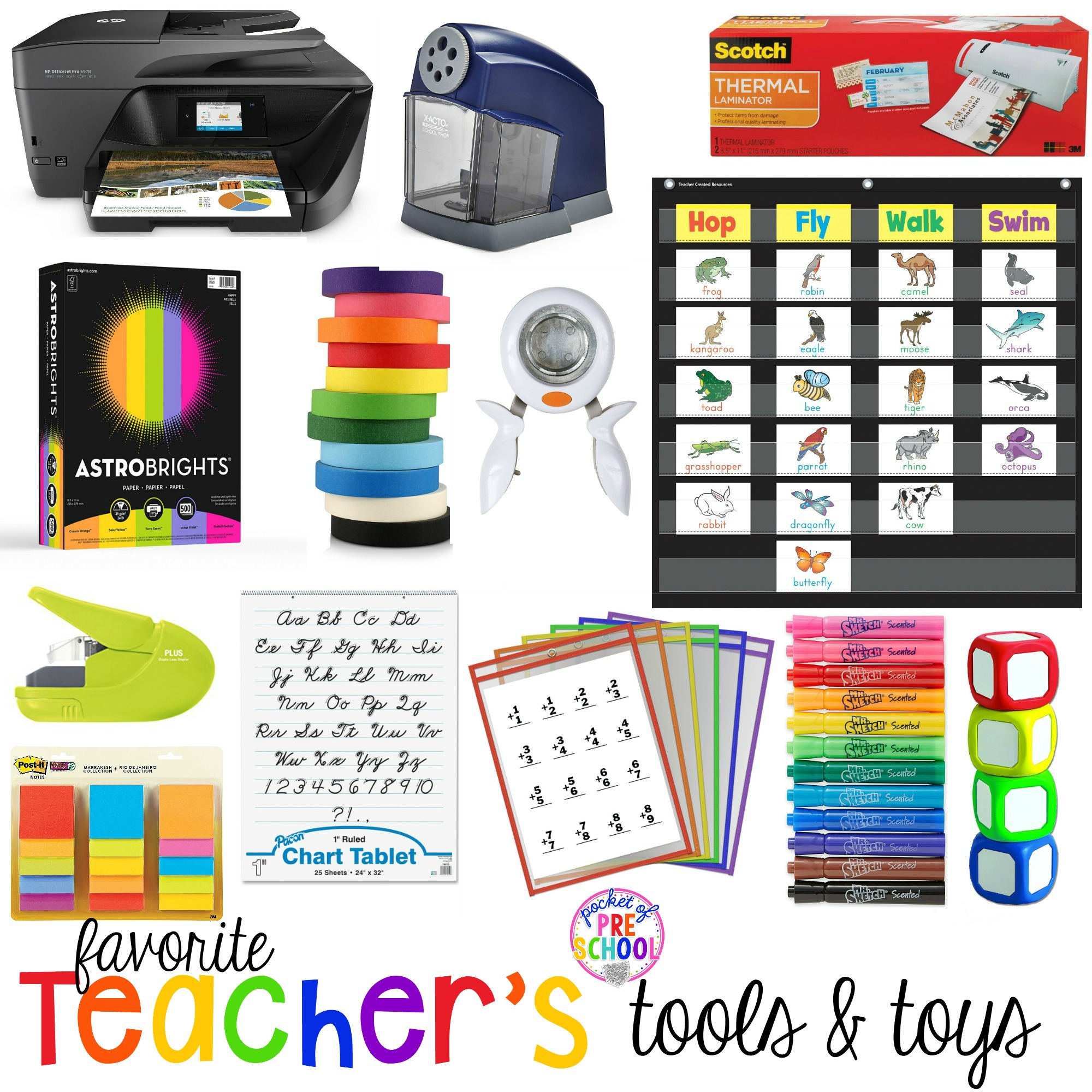 My favorite teacher tools all preschool, pre-k, and kindergarten teachers need to teach your little learners effectively (plus save you time, money, and energy!