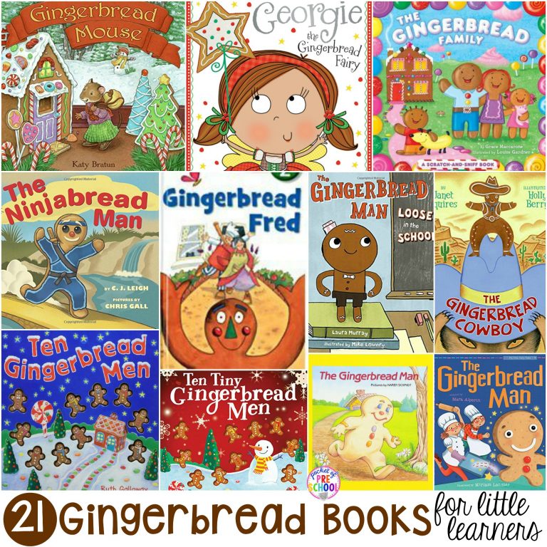 21 Gingerbread Books for Little Learners