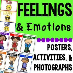 Feelings pack for preschool, pre-k, and kindergarten