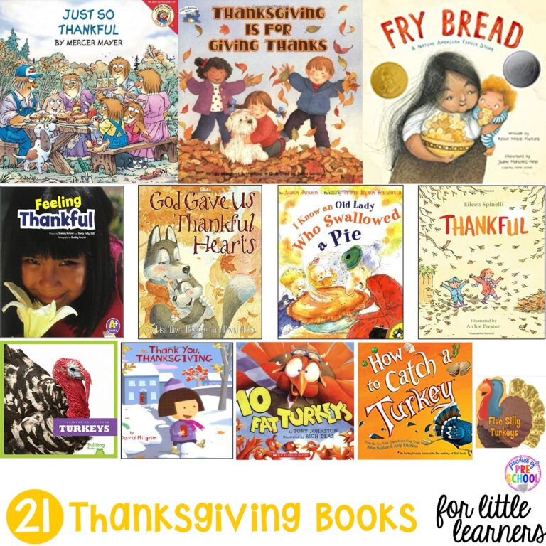20 Thanksgiving Books for Little Learners