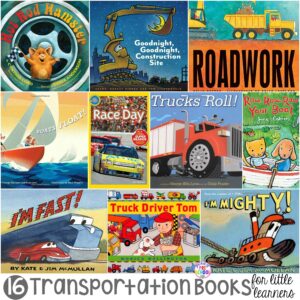 Transportation Books for Little Learners - Pocket of Preschool