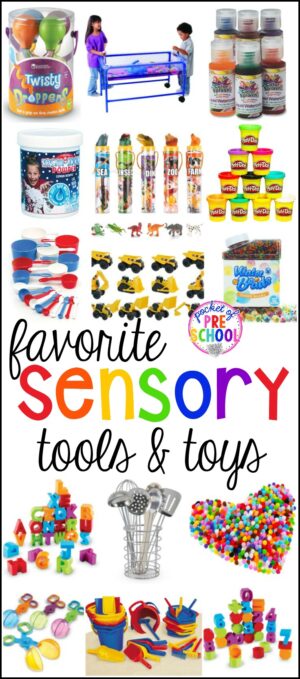 Favorite Sensory Tools and Toys for Preschool, Pre-k, & Kindergarten