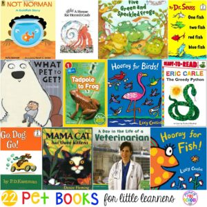 Pet Books for Little Learners - Pocket of Preschool