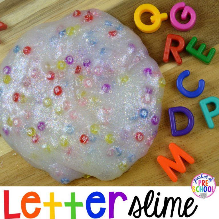 Letter Slime for Little Learners