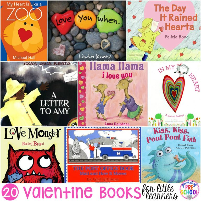 20 Valentine’s Day Books for Little Learners