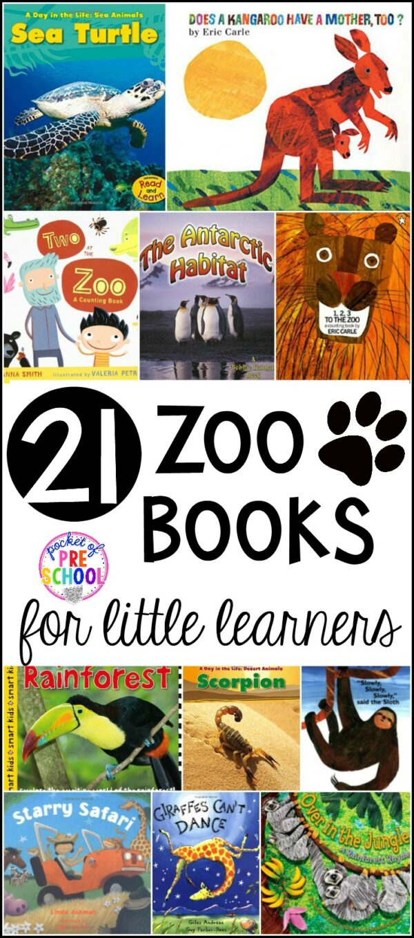 Zoo Books For Little Learners - Pocket Of Preschool